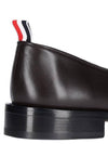 Grosgrain Loop Trim Loafers Brown - THOM BROWNE - BALAAN 5