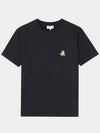 Speedy Fox Patch Comfort Short Sleeve T-Shirt Black - MAISON KITSUNE - BALAAN 2