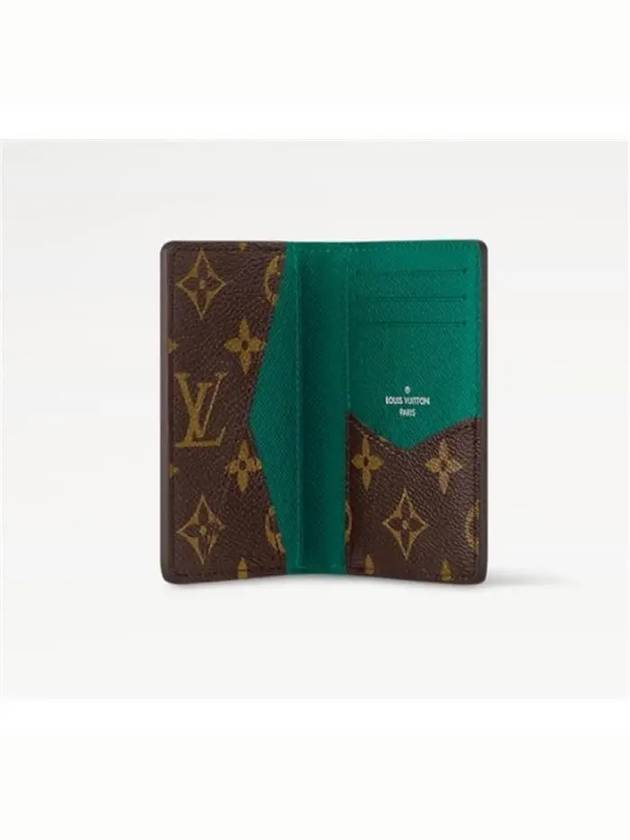 Pocket Organizer Card Wallet Brown Green - LOUIS VUITTON - BALAAN 3