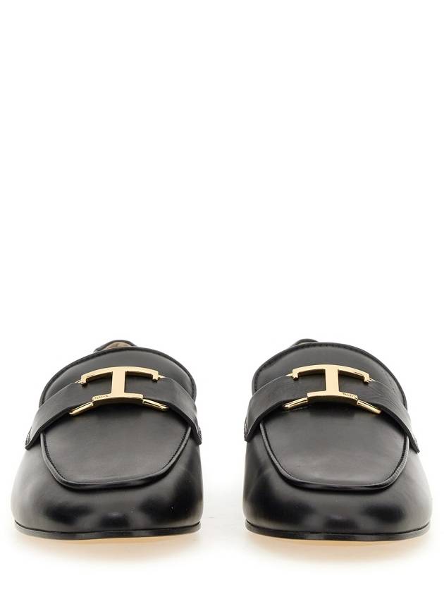 Tods T Timeless Leather Loafers Black - TOD'S - BALAAN 5