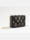 Women s Felicie Pochette Mini Logo Leather Cross Bag Black 82479 - LOUIS VUITTON - BALAAN 1