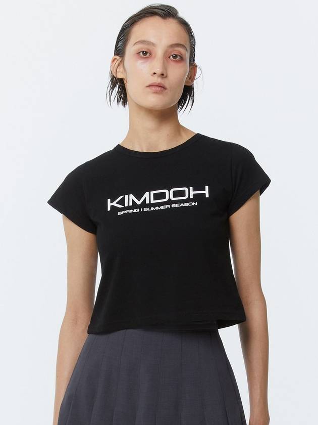 LO GO CROP TOP BLACK - KIMDOH - BALAAN 2