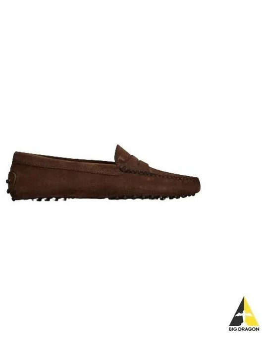 Gommino Suede Driving Shoes Brown - TOD'S - BALAAN 2