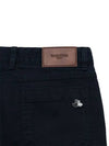 heated printed denim pants 5403GZWDNAVY - BLACK&WHITE - BALAAN 4