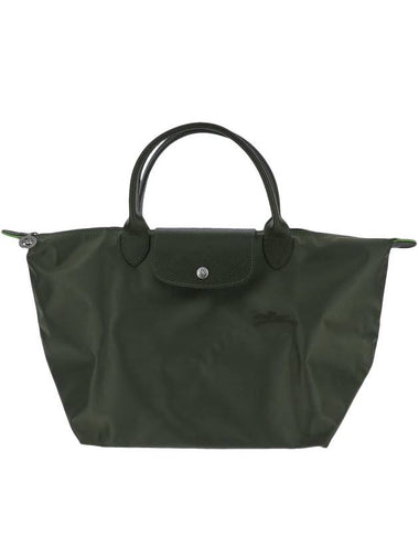 Le Pliage Green Medium Tote Bag Forest - LONGCHAMP - BALAAN 1