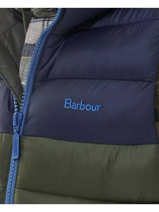 Kids Padded Vest CGI0017 Khaki Navy Boys XL 12 13Y - BARBOUR - BALAAN 6