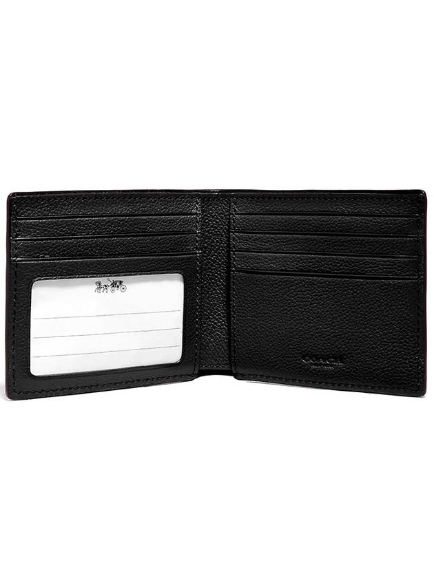 ID billfold bifold wallet black - COACH - BALAAN.