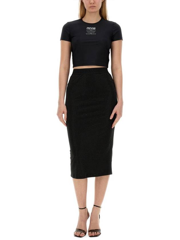 Versace Jeans Couture Crystal Skirt - VERSACE - BALAAN 2