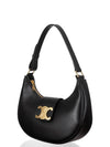 Ava Triomphe Smooth Calfskin Shoulder Bag Black - CELINE - BALAAN 3