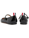 Soft Patent Leather Pointed Thom John Flat Black - THOM BROWNE - BALAAN 7