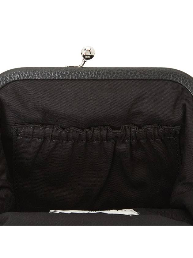 Leather Embossing Logo Clutch Bag Black - VIVIENNE WESTWOOD - BALAAN 7