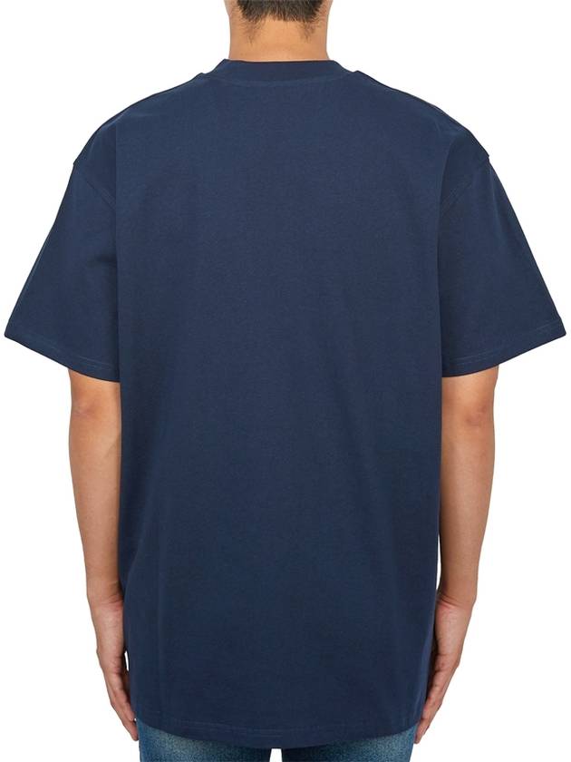 JF Carhartt WIP Blue American Script T shirt I02995629LXX - CARHARTT WIP - BALAAN 4