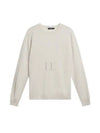 Lyle Merino Crew Neck Knit Top Cloud White - J.LINDEBERG - BALAAN 2