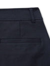 Heavy Chino Wide Bermuda Shorts Navy - NOIRER FOR WOMEN - BALAAN 7