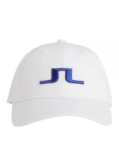 Anga Embroidered Logo Ball Cap White - J.LINDEBERG - BALAAN 2