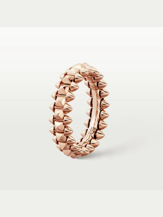 Women's Clashed Ring SMALL Model Ring Pink Gold - CARTIER - BALAAN 1