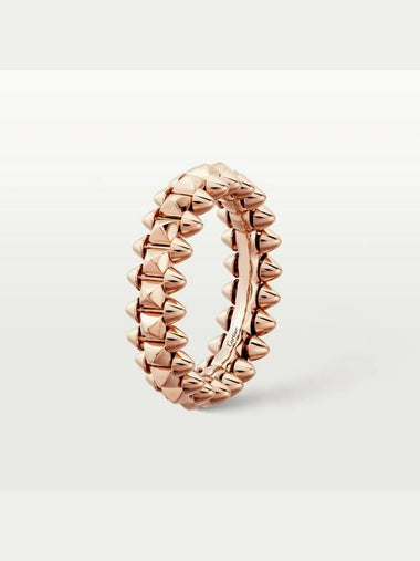 Women's Clashed Ring SMALL Model Ring Pink Gold - CARTIER - BALAAN 1