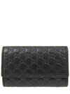 Microssima GG Bifold Silver Key Holder Black - GUCCI - BALAAN 3