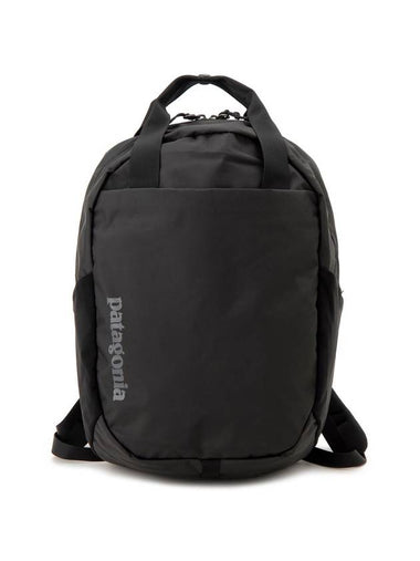 Atom Logo Print Tote Bag Black - PATAGONIA - BALAAN 1