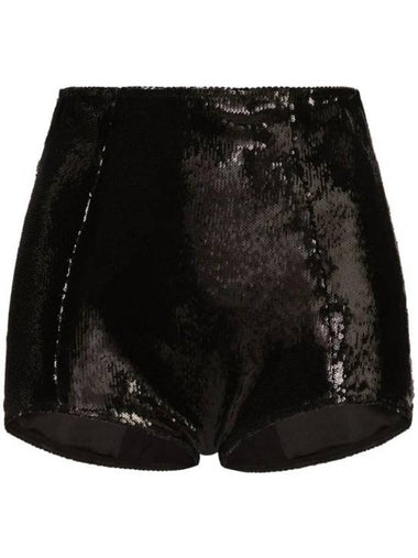 Short Pants FTABOT FLSIMN0000 Black - DOLCE&GABBANA - BALAAN 1