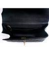 Classic Lambskin Gold Top Handle Mini Flap Bag Black - CHANEL - BALAAN 10