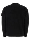 Raw Hand Cotton Crewneck Knit Top Black - STONE ISLAND - BALAAN 4