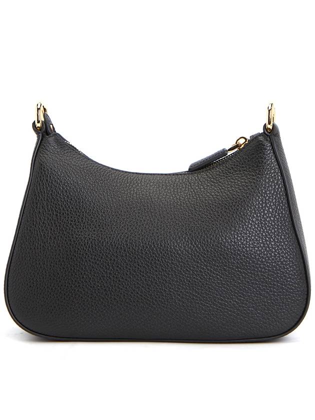 Leather Shoulder Bag Black - PRADA - BALAAN 5