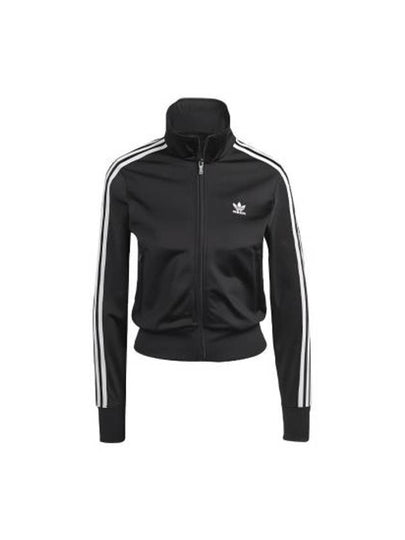 Trefoil Logo Cropped Zipper Track Jacket Black - ADIDAS - BALAAN 2