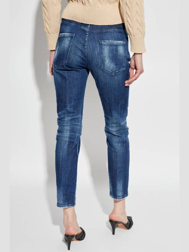 Cool Girl Dark Milky Wash Jeans Navy - DSQUARED2 - BALAAN 5