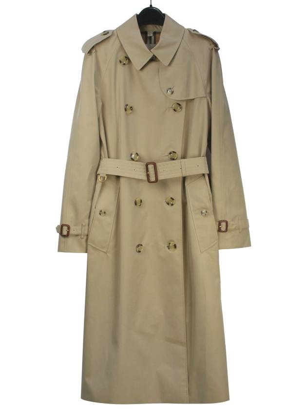 Women's Long Waterloo Heritage Trench Coat Honey - BURBERRY - BALAAN 2