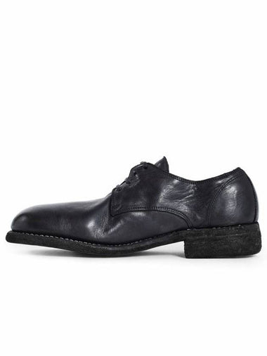 Leather 992 Soft Horse Derby Shoes Women s Black - GUIDI - BALAAN 1