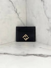 Logo Diamond Card Wallet Black - FENDI - BALAAN 7