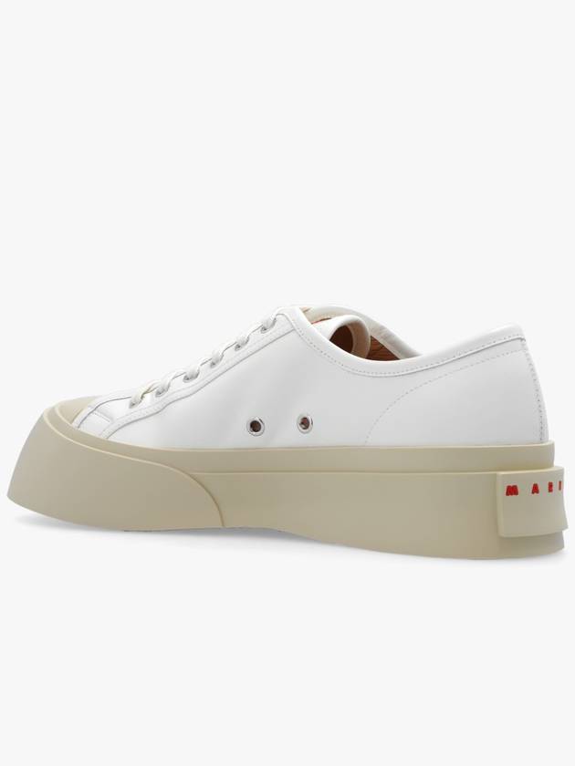 Pablo Platform Nappa Leather Low Top Sneakers Lilywhite - MARNI - BALAAN 6