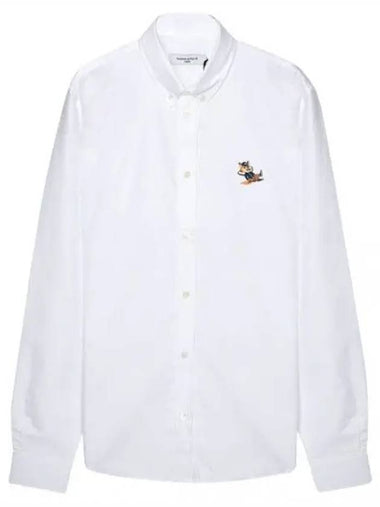 Dressed Fox Patch Relaxed Shirt - MAISON KITSUNE - BALAAN 1