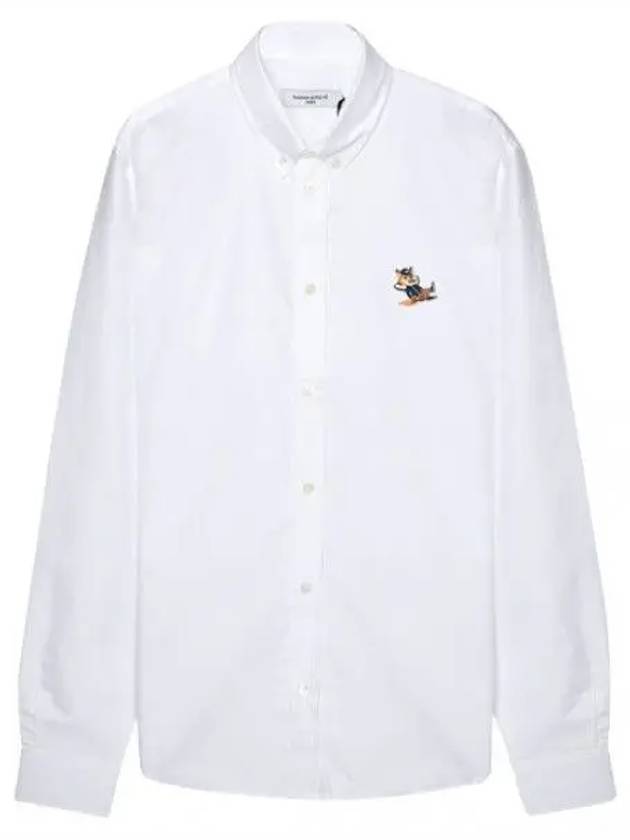 Dressed Fox Patch Relaxed Shirt - MAISON KITSUNE - BALAAN 1