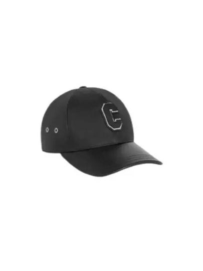 Casquette College Agneau Grained Ball Cap Black - CELINE - BALAAN 2