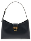 Trifolio Shoulder Bag Black - SALVATORE FERRAGAMO - BALAAN 2