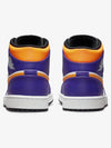 Nike Air Jordan 1 Mid Dark Concord Taxi Lakers Yellow Purple DQ8426517 - JORDAN - BALAAN 5