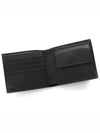 Intrecciato Coin Pocket Half Wallet Black - BOTTEGA VENETA - BALAAN 5