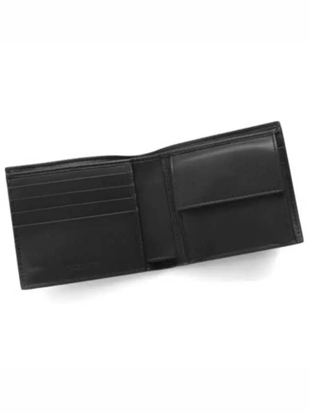 Intrecciato Coin Pocket Half Wallet Black - BOTTEGA VENETA - BALAAN 5