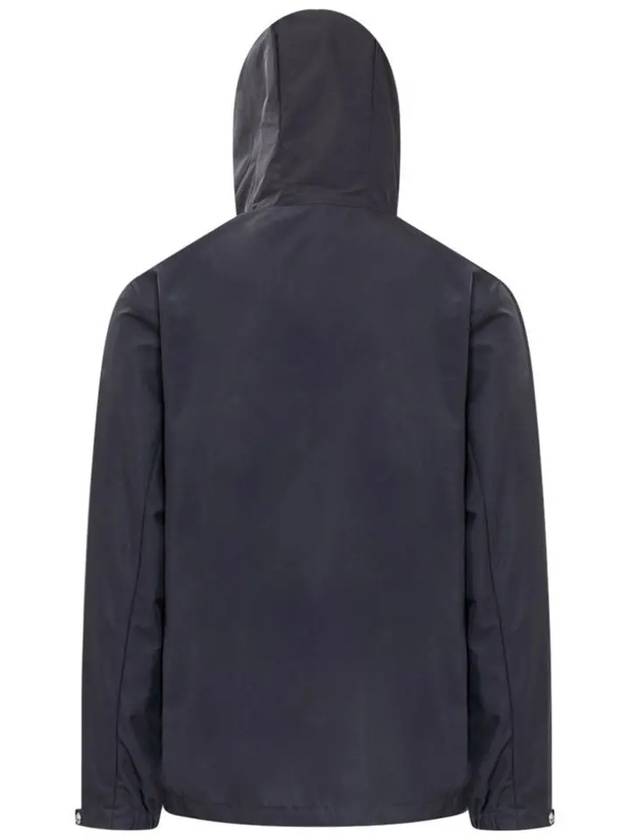 Vessil Hooded Jacket Navy - MONCLER - BALAAN.