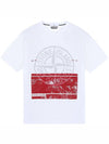 Block Logo Printing Short Sleeve T-Shirt White - STONE ISLAND - BALAAN 2