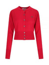 Bea Crop Cardigan Red 1803002UY0006H401 - VIVIENNE WESTWOOD - BALAAN 2