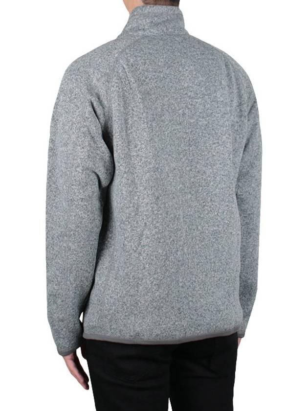 Men's Better Sweater Quater Zip Fleece Jacket Grey - PATAGONIA - BALAAN 4