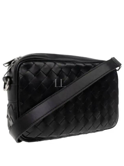 Intrecciato Camera Small Cross Bag Black - BOTTEGA VENETA - BALAAN 2