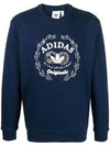 Embroidered Logo Sweatshirt Navy - ADIDAS - BALAAN 1