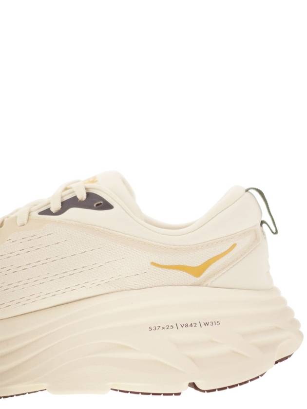 Bondi 8 Low Top Sneakers Oat Milk Alabaster - HOKA ONE ONE - BALAAN 8