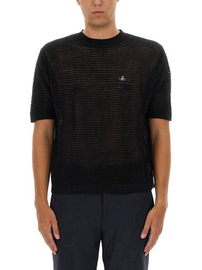 Julian Cotton Knit Top Black - VIVIENNE WESTWOOD - BALAAN 2