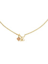 Loulougram Necklace Gold - LOUIS VUITTON - BALAAN 3