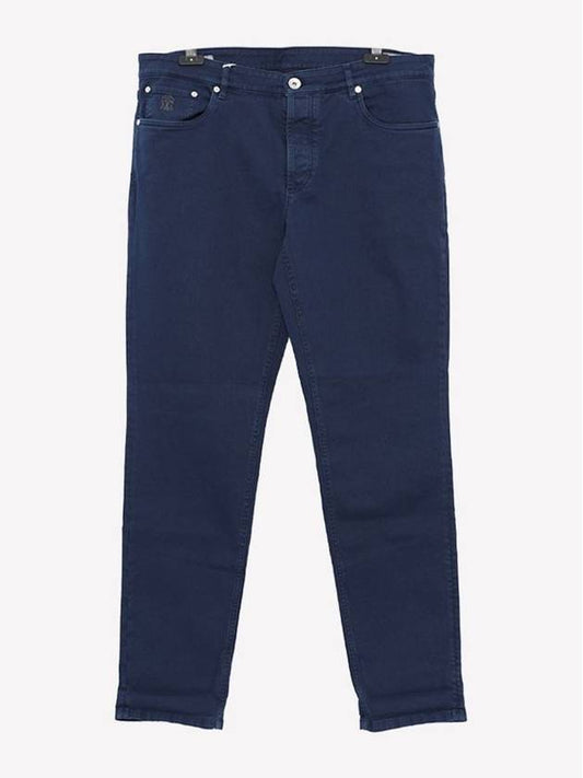 Dyed Denim Jeans Blue - BRUNELLO CUCINELLI - BALAAN 2